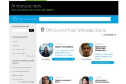 Module ambassadeurs du site carrières deloitterecrute.fr